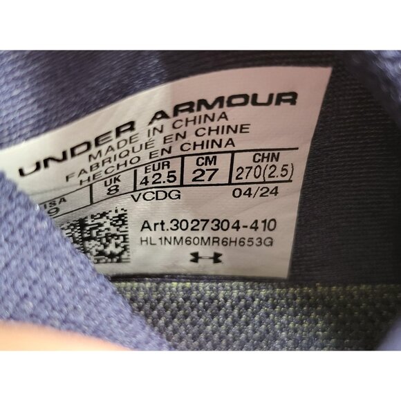 Under Armour Highlight MC 2.0 Football Shoes Mens 9 Cleats 3027304-410 New - Picture 8 of 11